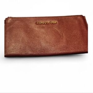 Michael Kors Metallic Brown Clutch15inch ×25inch